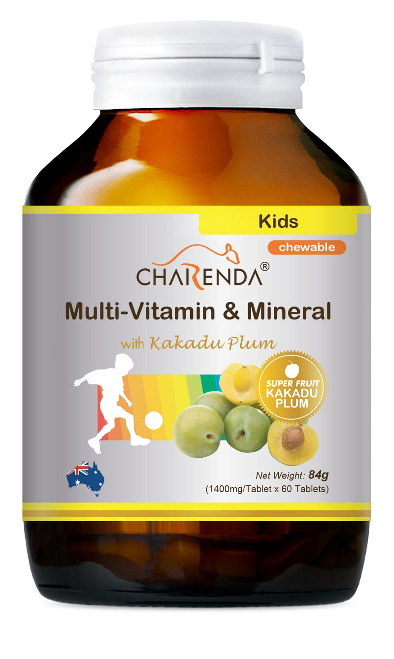 Charenda 澳洲產品 – 兒童多元維他命礦物質咀嚼片 x 5瓶
