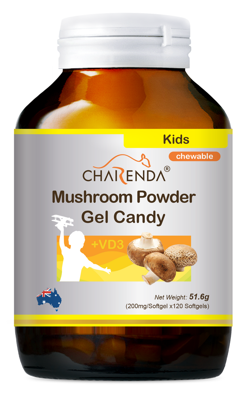 Charenda 澳洲產品 – 蘑菇粉凝膠糖果 x 5瓶