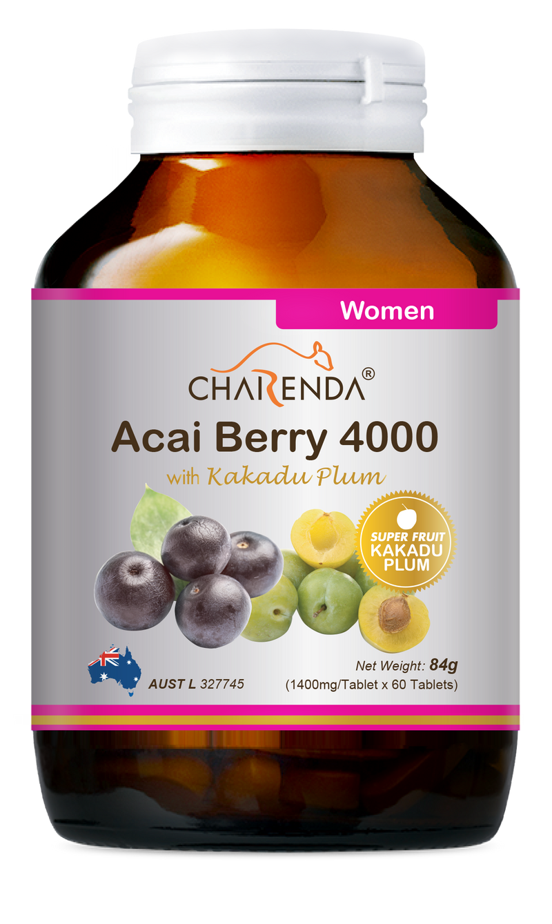 Charenda 澳洲產品 –巴西莓 4000 濃縮精華片(女性保健品) x 5瓶