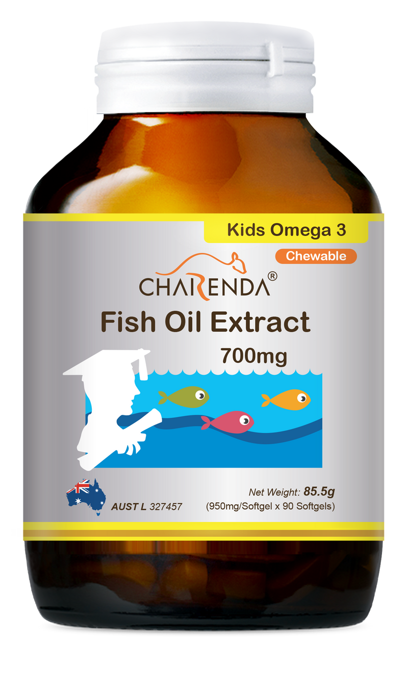 Charenda 澳洲產品 – 高純度DHA兒童魚油軟膠囊 x 5瓶